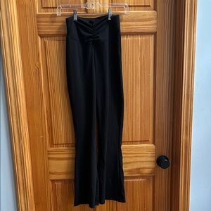 Black flare leggings